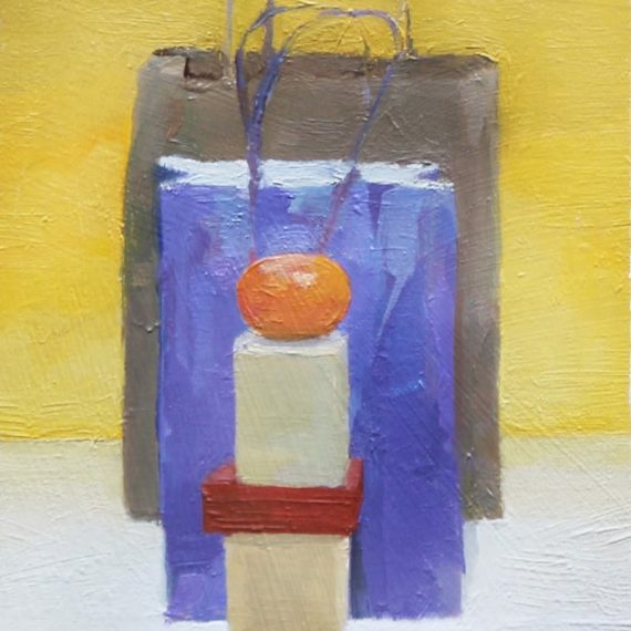Oil on paper on board Study for a Still Life by Greg Siler