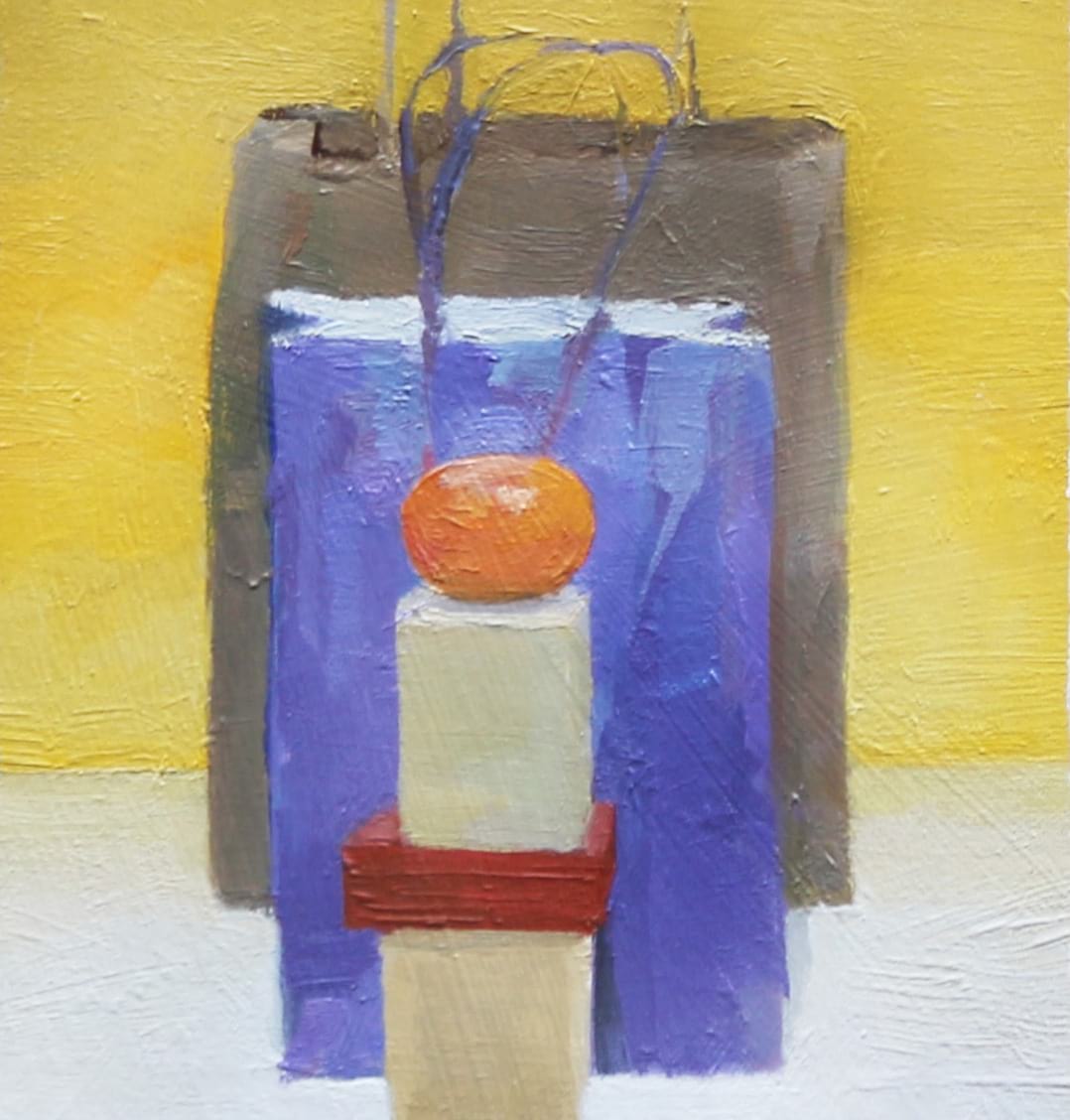Oil on paper on board Study for a Still Life by Greg Siler
